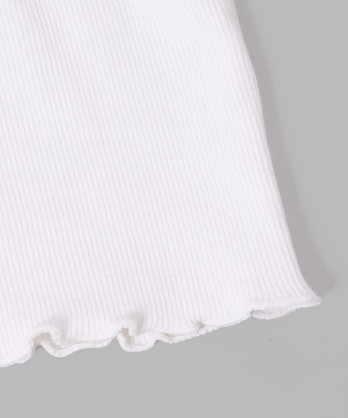 PHILLY（フィリー）の「【PHILLY】パフスリーブコンパクトリブトップス（Tシャツ/カットソー・レディース・グレー/ブラック/ホワイト・FREE）」の5枚目の写真