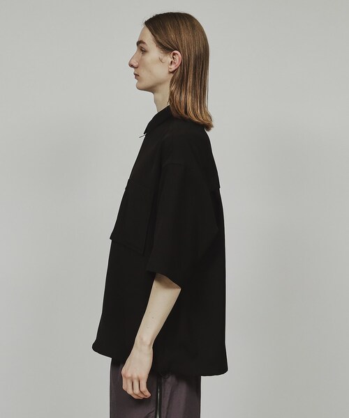 tk.TAKEO KIKUCHI（ティーケータケオキクチ）の「◆ジップバルーンシャツ（シャツ/ブラウス・メンズ・ダークグレー/ブラック・03/02）」の5枚目の写真