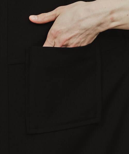 tk.TAKEO KIKUCHI（ティーケータケオキクチ）の「◆ジップバルーンシャツ（シャツ/ブラウス・メンズ・ダークグレー/ブラック・03/02）」の8枚目の写真