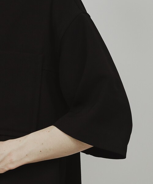 tk.TAKEO KIKUCHI（ティーケータケオキクチ）の「◆ジップバルーンシャツ（シャツ/ブラウス・メンズ・ダークグレー/ブラック・03/02）」の9枚目の写真