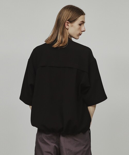 tk.TAKEO KIKUCHI（ティーケータケオキクチ）の「◆ジップバルーンシャツ（シャツ/ブラウス・メンズ・ダークグレー/ブラック・03/02）」の18枚目の写真