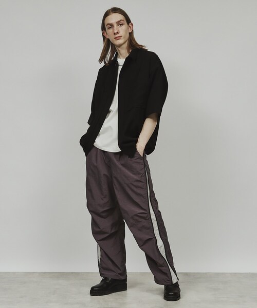 tk.TAKEO KIKUCHI（ティーケータケオキクチ）の「◆ジップバルーンシャツ（シャツ/ブラウス・メンズ・ダークグレー/ブラック・03/02）」の20枚目の写真