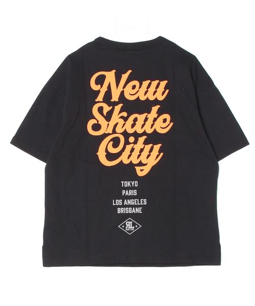 ムラサキスポーツ(ムラサキスポーツ)の「【ムラサキスポーツ限定】DEAR LAUREL/ディアローレル Tシャツ Graphic T-shirts "New Skate City" D24S2102(Tシャツ/カットソー・メンズ・ホワイト/グレー/ブラック・L/M)」の4枚目の写真