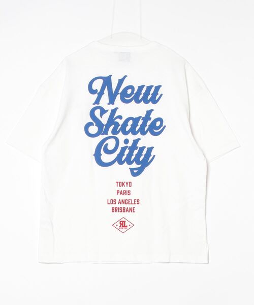ムラサキスポーツ(ムラサキスポーツ)の「【ムラサキスポーツ限定】DEAR LAUREL/ディアローレル Tシャツ Graphic T-shirts "New Skate City" D24S2102(Tシャツ/カットソー・メンズ・ホワイト/グレー/ブラック・L/M)」の5枚目の写真