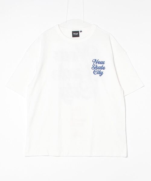 ムラサキスポーツ(ムラサキスポーツ)の「【ムラサキスポーツ限定】DEAR LAUREL/ディアローレル Tシャツ Graphic T-shirts "New Skate City" D24S2102(Tシャツ/カットソー・メンズ・ホワイト/グレー/ブラック・L/M)」の7枚目の写真