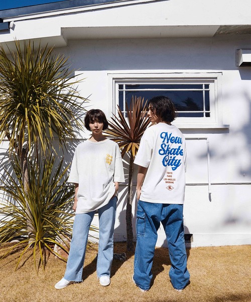 ムラサキスポーツ(ムラサキスポーツ)の「【ムラサキスポーツ限定】DEAR LAUREL/ディアローレル Tシャツ Graphic T-shirts "New Skate City" D24S2102(Tシャツ/カットソー・メンズ・ホワイト/グレー/ブラック・L/M)」の12枚目の写真