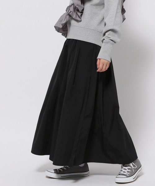セール】高山直子さんコラボ/ナイロンフレアスカート/991883/EiiS
