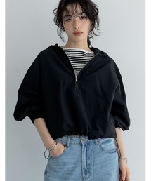 [2024SS COLLECTION]ナイロンシマーメタリックor無地アノラックパーカー