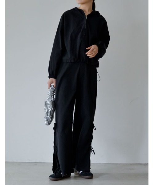 2024SS COLLECTION]ナイロンシマーメタリックor無地アノラックパーカー