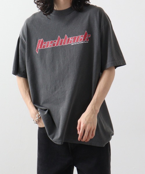 MODISH GAZE(モディシュガゼ)の「MODISH GAZE flashback ピグメントTシャツ(Tシャツ/カットソー・メンズ・ネイビー/スミクロ/アイボリー・F)」の14枚目の写真