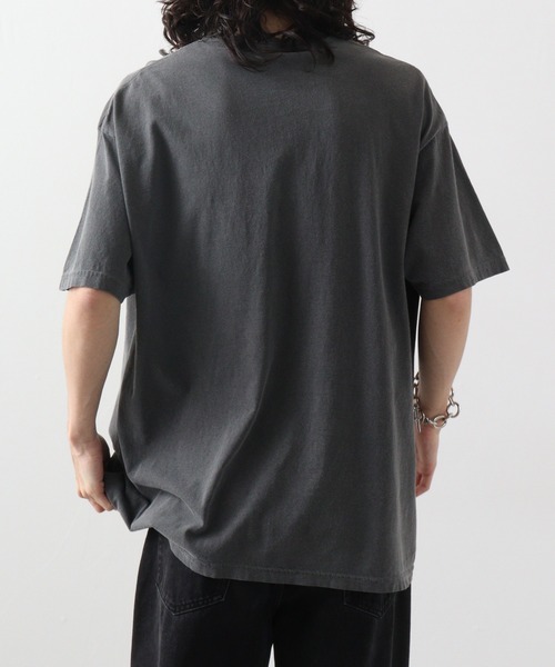 MODISH GAZE(モディシュガゼ)の「MODISH GAZE flashback ピグメントTシャツ(Tシャツ/カットソー・メンズ・ネイビー/スミクロ/アイボリー・F)」の16枚目の写真