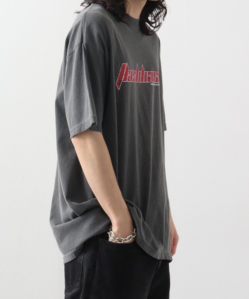 MODISH GAZE(モディシュガゼ)の「MODISH GAZE flashback ピグメントTシャツ(Tシャツ/カットソー・メンズ・ネイビー/スミクロ/アイボリー・F)」の17枚目の写真