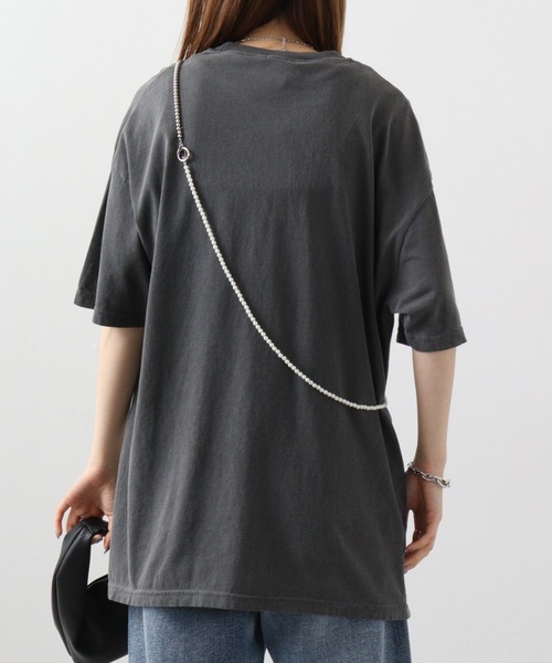 MODISH GAZE(モディシュガゼ)の「MODISH GAZE flashback ピグメントTシャツ(Tシャツ/カットソー・メンズ・ネイビー/スミクロ/アイボリー・F)」の21枚目の写真