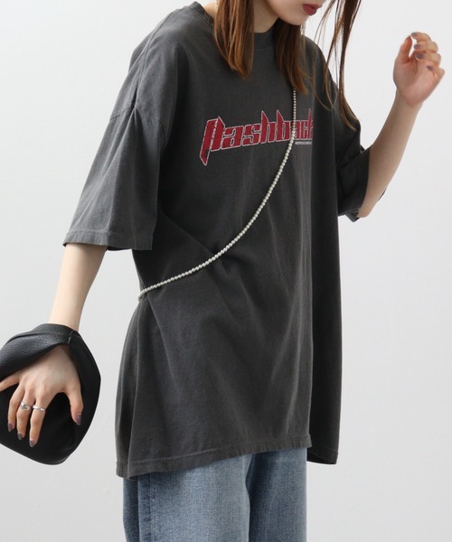 MODISH GAZE(モディシュガゼ)の「MODISH GAZE flashback ピグメントTシャツ(Tシャツ/カットソー・メンズ・ネイビー/スミクロ/アイボリー・F)」の22枚目の写真