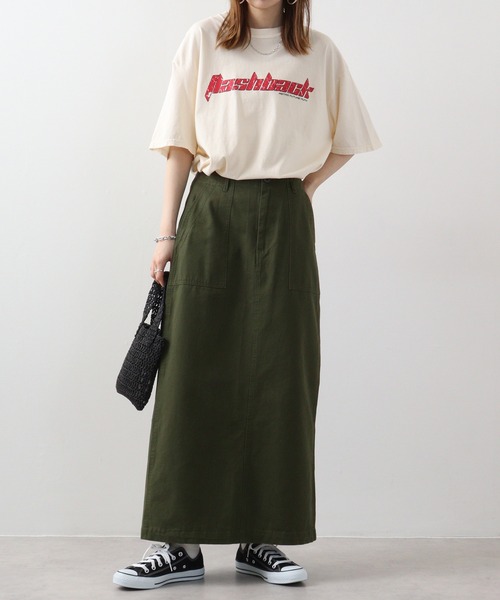 MODISH GAZE(モディシュガゼ)の「MODISH GAZE flashback ピグメントTシャツ(Tシャツ/カットソー・メンズ・ネイビー/スミクロ/アイボリー・F)」の13枚目の写真