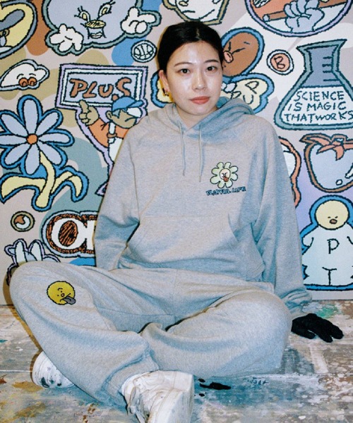 RAGEBLUE（レイジブルー）の「＜SAKURAIMARIA×RAGEBLUEコラボ＞刺繍ワッペンスウェットパンツ（スウェットパンツ・レディース・ブルー系その他/その他・FREE）」の7枚目の写真