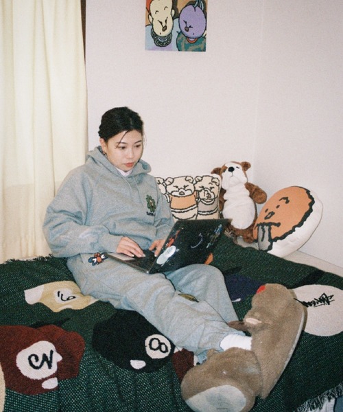 RAGEBLUE（レイジブルー）の「＜SAKURAIMARIA×RAGEBLUEコラボ＞刺繍ワッペンスウェットパンツ（スウェットパンツ・レディース・ブルー系その他/その他・FREE）」の10枚目の写真