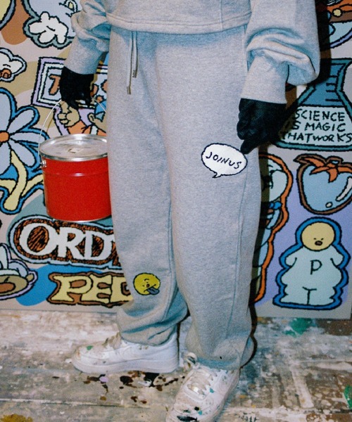 RAGEBLUE（レイジブルー）の「＜SAKURAIMARIA×RAGEBLUEコラボ＞刺繍ワッペンスウェットパンツ（スウェットパンツ・レディース・ブルー系その他/その他・FREE）」の4枚目の写真