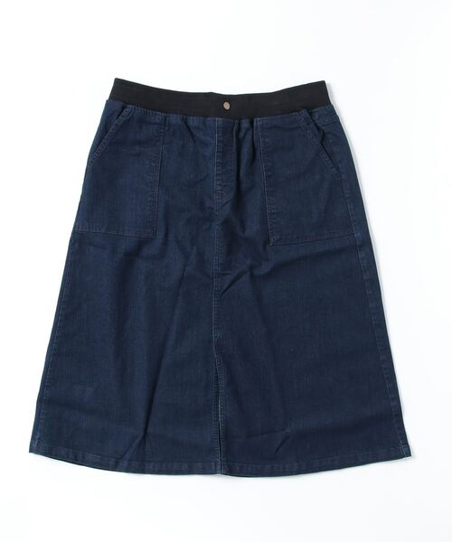 【セール】atONE ウエストリブベイカーデニムスカート(デニムスカート)|atONE(アットワン) 【セール】atONE ウエストリブベイカーデニムスカート(デニムスカート)|atONE(アットワン)