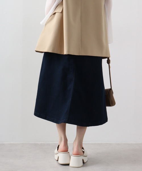 【セール】atONE ウエストリブベイカーデニムスカート(デニムスカート)|atONE(アットワン) 【セール】atONE ウエストリブベイカーデニムスカート(デニムスカート)|atONE(アットワン)