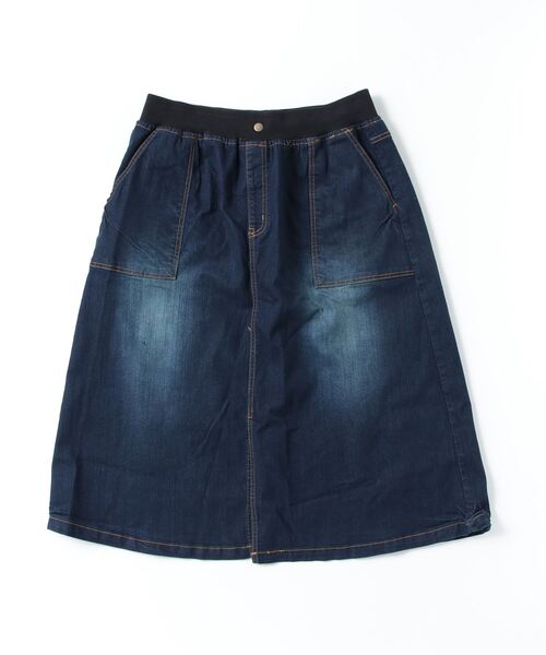 【セール】atONE ウエストリブベイカーデニムスカート(デニムスカート)|atONE(アットワン) 【セール】atONE ウエストリブベイカーデニムスカート(デニムスカート)|atONE(アットワン)