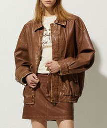 LADY VOLUME（レディーボリューム）の「Lady Volume／004レザー ジャケット  2116605（ブルゾン）」