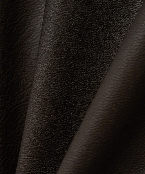 LADY VOLUME（レディーボリューム）の「Lady Volume／004レザー ジャケット  2116605（ブルゾン・レディース・ブラック/ブラウン/キャメル・FREE）」の22枚目の写真