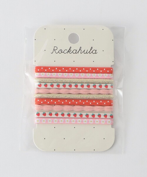 green label relaxing（グリーンレーベルリラクシング）の「＜Rockahula Kids＞イチゴ PONY PACK / ヘアゴム（その他ヘアアクセサリー・キッズ・レッド・FREE）」の9枚目の写真