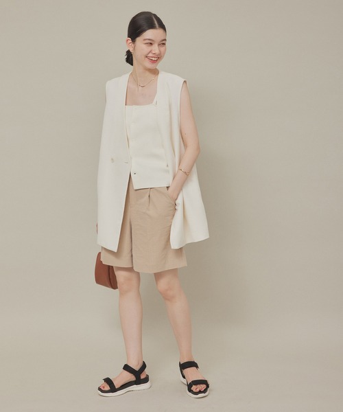 ROPE' PICNIC（ロペピクニック）の「オーバージレ（ベスト・レディース・キナリ/チャコールグレー・38）」の21枚目の写真