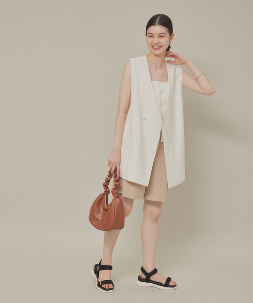 ROPE' PICNIC（ロペピクニック）の「オーバージレ（ベスト・レディース・キナリ/チャコールグレー・38）」の22枚目の写真