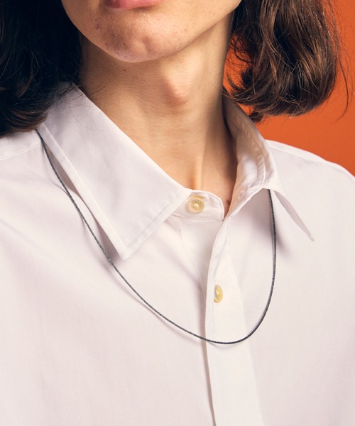 MAISON SPECIAL（メゾンスペシャル）の「《UNISEX》【Mountain People x MAISON SPECIAL】Dead Stock Beads Necklace/デッドストックビーズネックレス【MAISON SPECIAL/メゾンスペシャル】（ネックレス・メンズ・ターコイズブルー/グレー/オフホワイト/ブラック/ブロンズ/レッド/パープル/シルバー・FREE）」の3枚目の写真