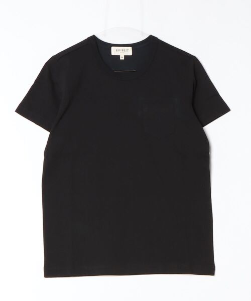 AVIREX(アヴィレックス)の「《直営店限定》PLAIN T-SHIRT/プレーンTシャツ(Tシャツ/カットソー・レディース・オフホワイト/ブラック・SMALL/MEDIUM)」の13枚目の写真