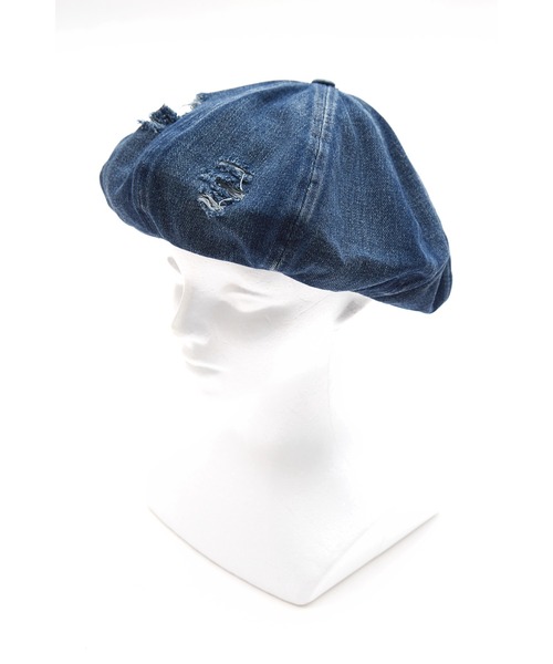 セール】an meets zakka クラッシュデニムベレー帽 / メンズ