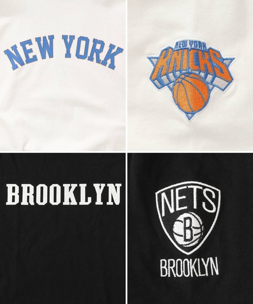 NBA(エヌビーエー)の「【NBA】別注/ロゴプリントオーバーサイズTシャツ(Tシャツ/カットソー・メンズ・グレー/レッド/ホワイト/ブラック/オレンジ/パープル・LARGE/MEDIUM)」の8枚目の写真