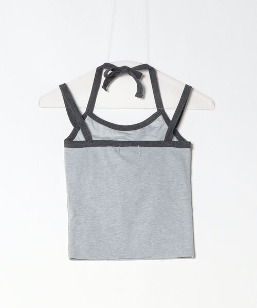 atmos pink（アトモスピンク）の「atmos pink Halter neck camisole / アトモスピンク ホルター ネック キャミソール（キャミソール・レディース・ピンク/グレー/ブルー・FREE）」の4枚目の写真