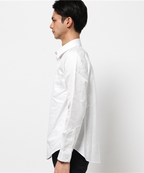 ivory court（アイボリーコート）の「ロイヤルドヴィ レギュラーシャツ（シャツ/ブラウス・メンズ・ライトグレー/ホワイト/サックスブルー・38/40/36）」の9枚目の写真