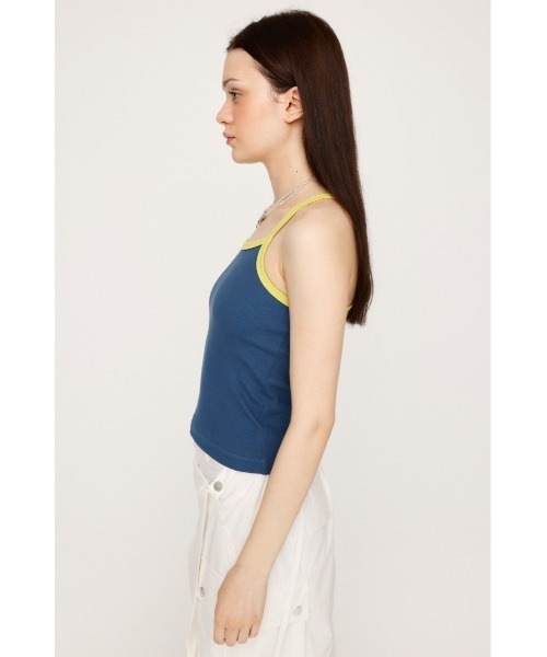 SLY（スライ）の「BACK AMERICAN SLEEVE CAMI バック アメリカンスリーブ キャミ（キャミソール・レディース・ブラック/グレー/ネイビー・FREE）」の18枚目の写真