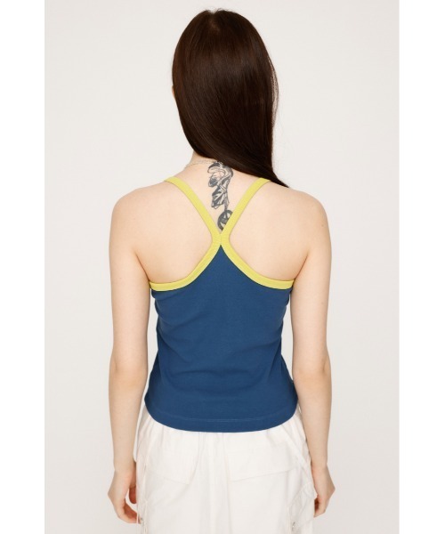 SLY（スライ）の「BACK AMERICAN SLEEVE CAMI バック アメリカンスリーブ キャミ（キャミソール・レディース・ブラック/グレー/ネイビー・FREE）」の19枚目の写真