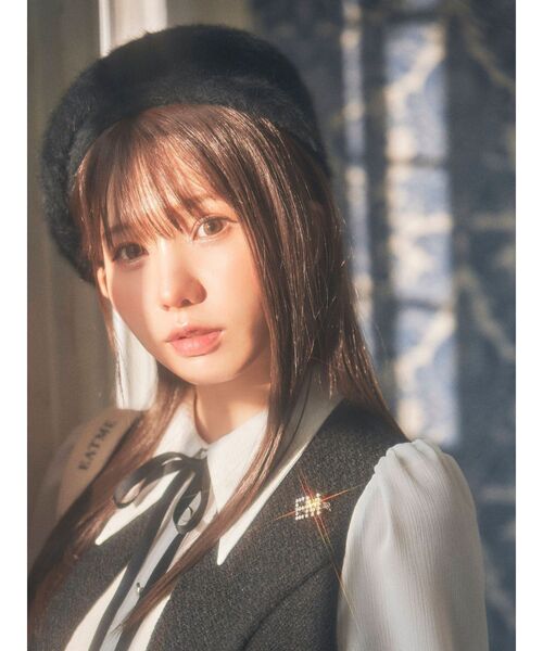 EATME（イートミー）の「シャギーベレー帽（ハンチング/ベレー帽・レディース・ブラック・FREE）」の5枚目の写真