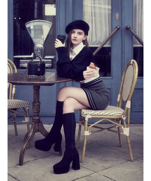 EATME（イートミー）の「シャギーベレー帽（ハンチング/ベレー帽・レディース・ブラック・FREE）」の7枚目の写真