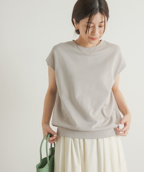 tシャツ ＬＵリネン裏毛フレンチカットソー レディース URBAN RESEARCH DOORS（アーバンリサーチドアーズ）の「ミニ裏毛