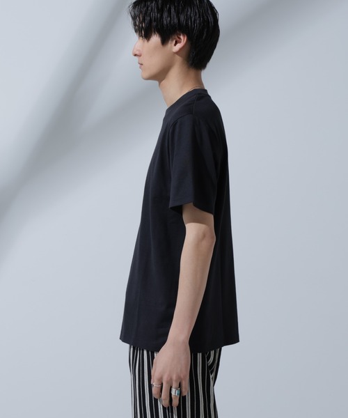 NANO universe（ナノユニバース）の「Anti Soaked(R) 汗染み防止 クルーネックTシャツ（Tシャツ/カットソー・メンズ・トップグレー/ホワイト/ブラック/ベージュ・L/M/S/XL）」の10枚目の写真