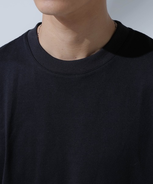 NANO universe（ナノユニバース）の「Anti Soaked(R) 汗染み防止 クルーネックTシャツ（Tシャツ/カットソー・メンズ・トップグレー/ホワイト/ブラック/ベージュ・L/M/S/XL）」の8枚目の写真