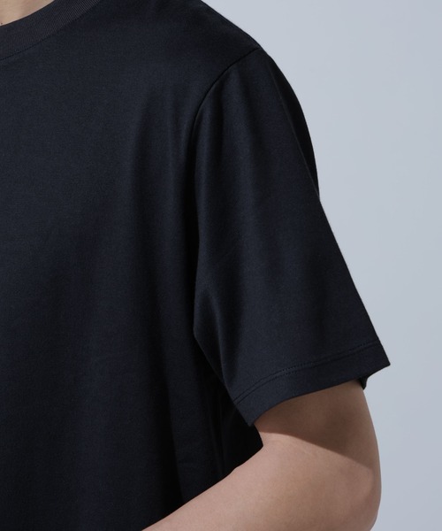 NANO universe（ナノユニバース）の「Anti Soaked(R) 汗染み防止 クルーネックTシャツ（Tシャツ/カットソー・メンズ・トップグレー/ホワイト/ブラック/ベージュ・L/M/S/XL）」の7枚目の写真