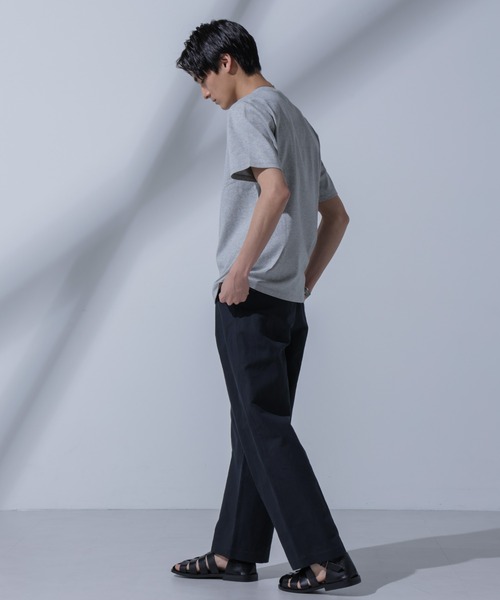 NANO universe（ナノユニバース）の「Anti Soaked(R) 汗染み防止 クルーネックTシャツ（Tシャツ/カットソー・メンズ・トップグレー/ホワイト/ブラック/ベージュ・L/M/S/XL）」の22枚目の写真