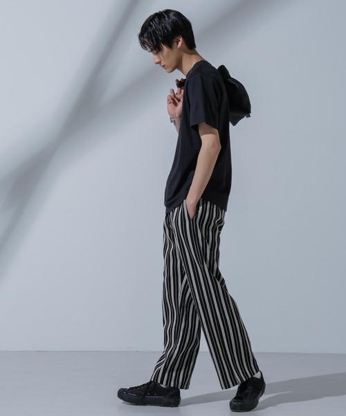 NANO universe（ナノユニバース）の「Anti Soaked(R) 汗染み防止 クルーネックTシャツ（Tシャツ/カットソー・メンズ・トップグレー/ホワイト/ブラック/ベージュ・L/M/S/XL）」の16枚目の写真