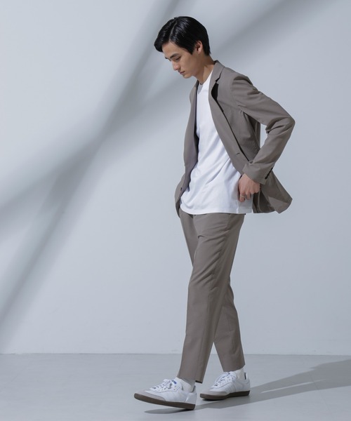 NANO universe（ナノユニバース）の「Anti Soaked(R) 汗染み防止 クルーネックTシャツ（Tシャツ/カットソー・メンズ・トップグレー/ホワイト/ブラック/ベージュ・L/M/S/XL）」の11枚目の写真