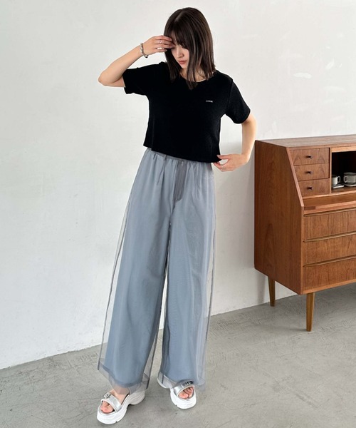 archives（アルシーヴ）の「ラメＪＱちびＴＥＥ（Tシャツ/カットソー・レディース・ピンク/ブラック/グレー・MEDIUM）」の9枚目の写真