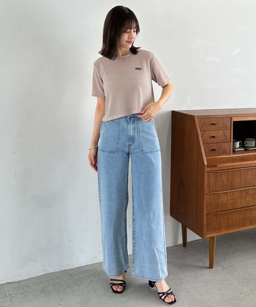 archives（アルシーヴ）の「ラメＪＱちびＴＥＥ（Tシャツ/カットソー・レディース・ピンク/ブラック/グレー・MEDIUM）」の18枚目の写真