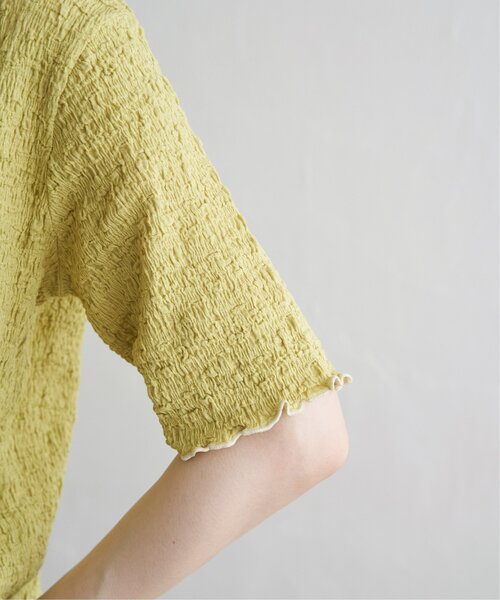 LBC(エルビーシー)の「ラッセルポコポコ半袖Tシャツ(Tシャツ/カットソー・レディース・ライム/チャコール/オフホワイト/ブルー・M)」の21枚目の写真